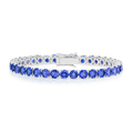 12ct Natural Tanzanite Tennis Bracelet