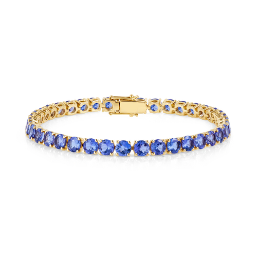 12ct Natural Tanzanite Tennis Bracelet