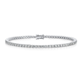 Lab-grown Diamond Tennis Bracelet White Gold