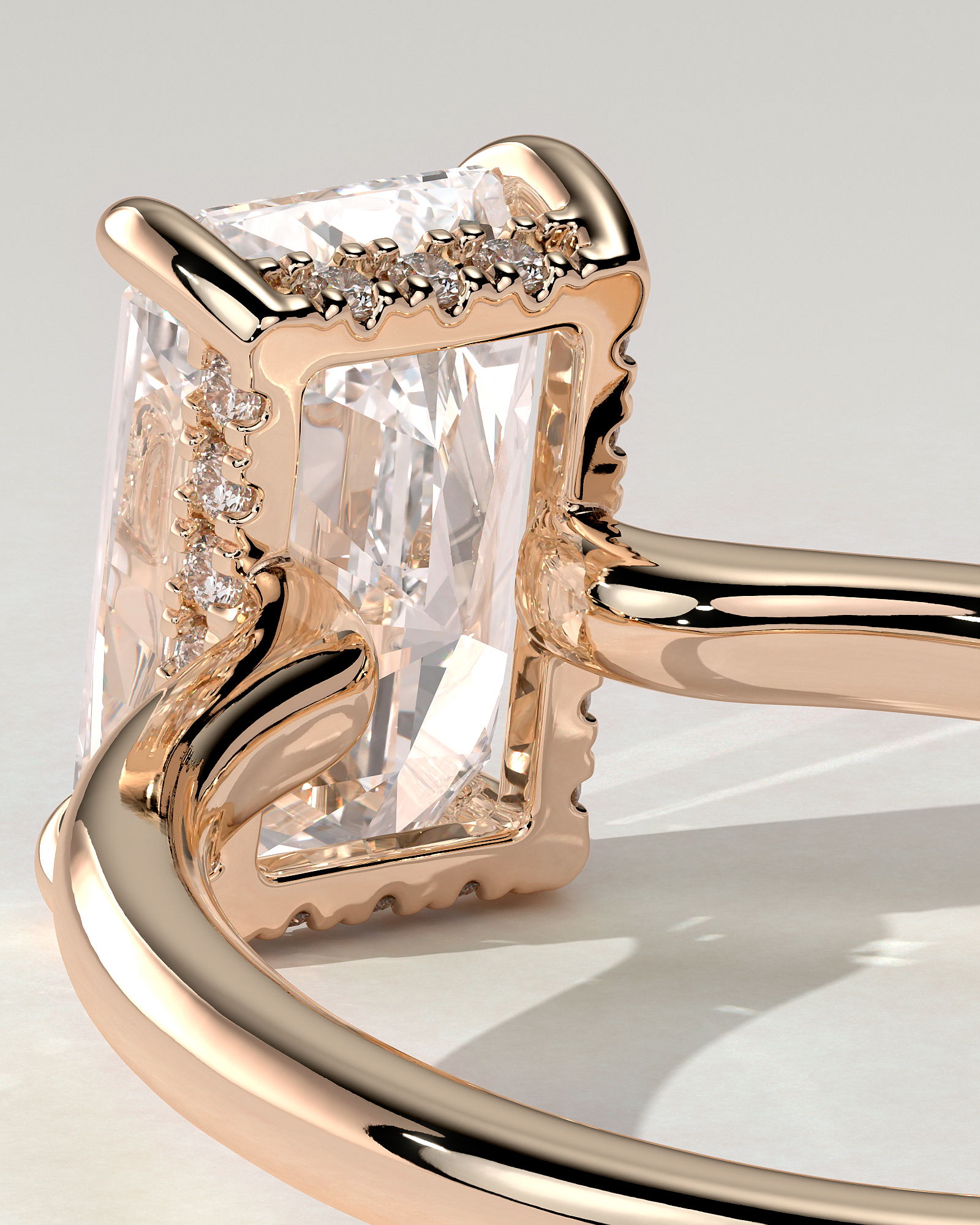Adina Solitaire Radiant Ring