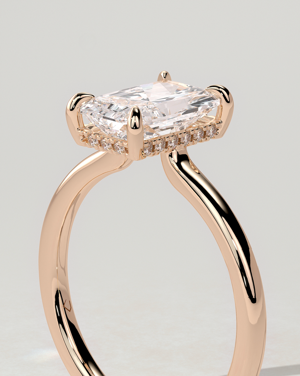 Adina Solitaire Radiant Ring