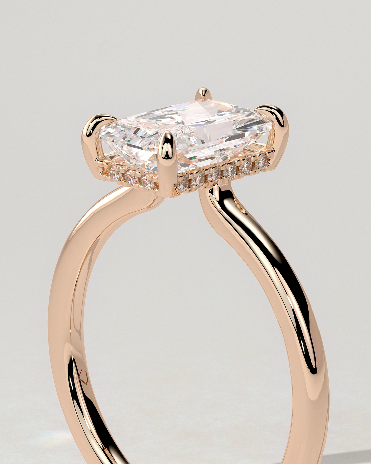 Adina Solitaire Radiant Ring