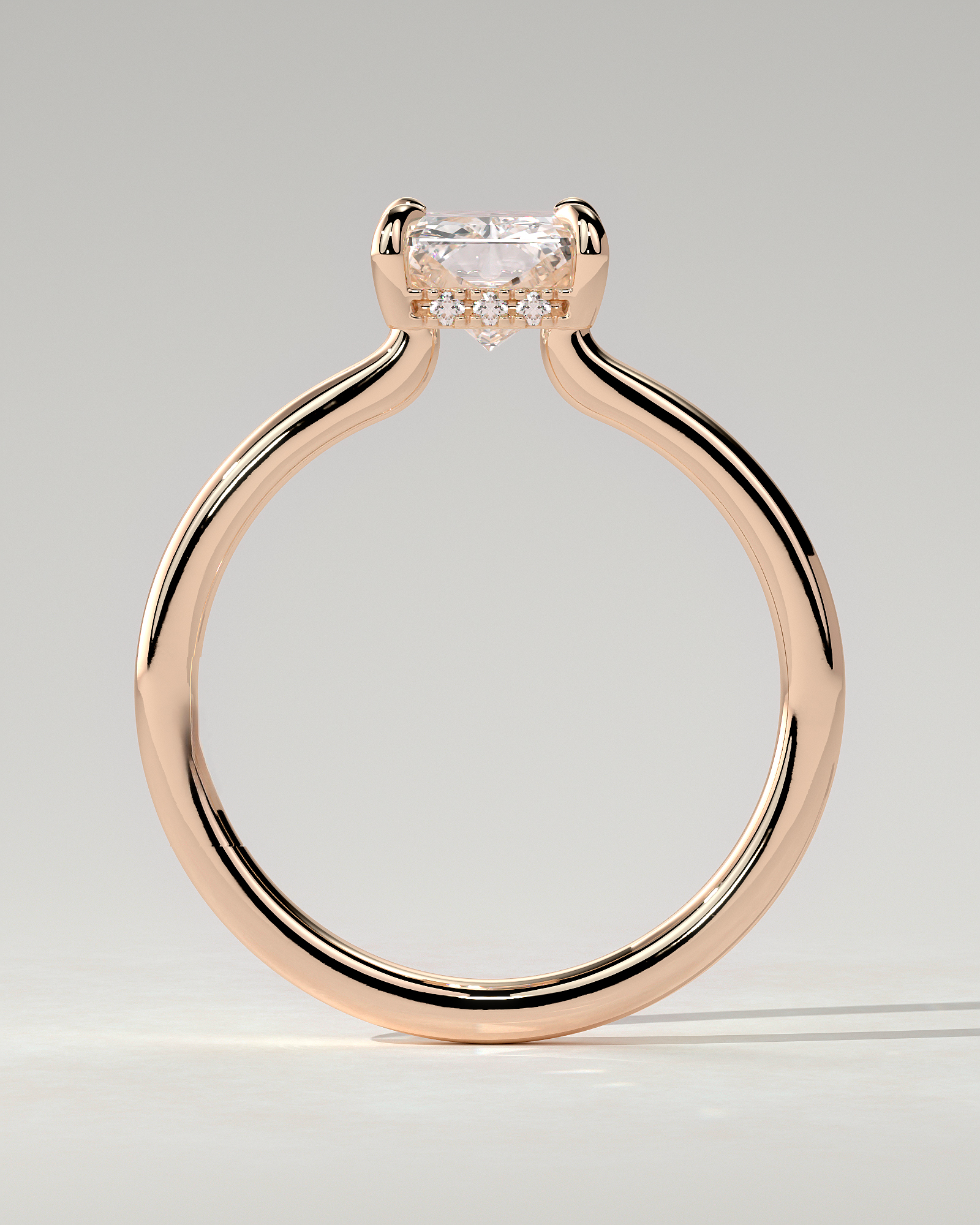 Adina Solitaire Radiant Ring