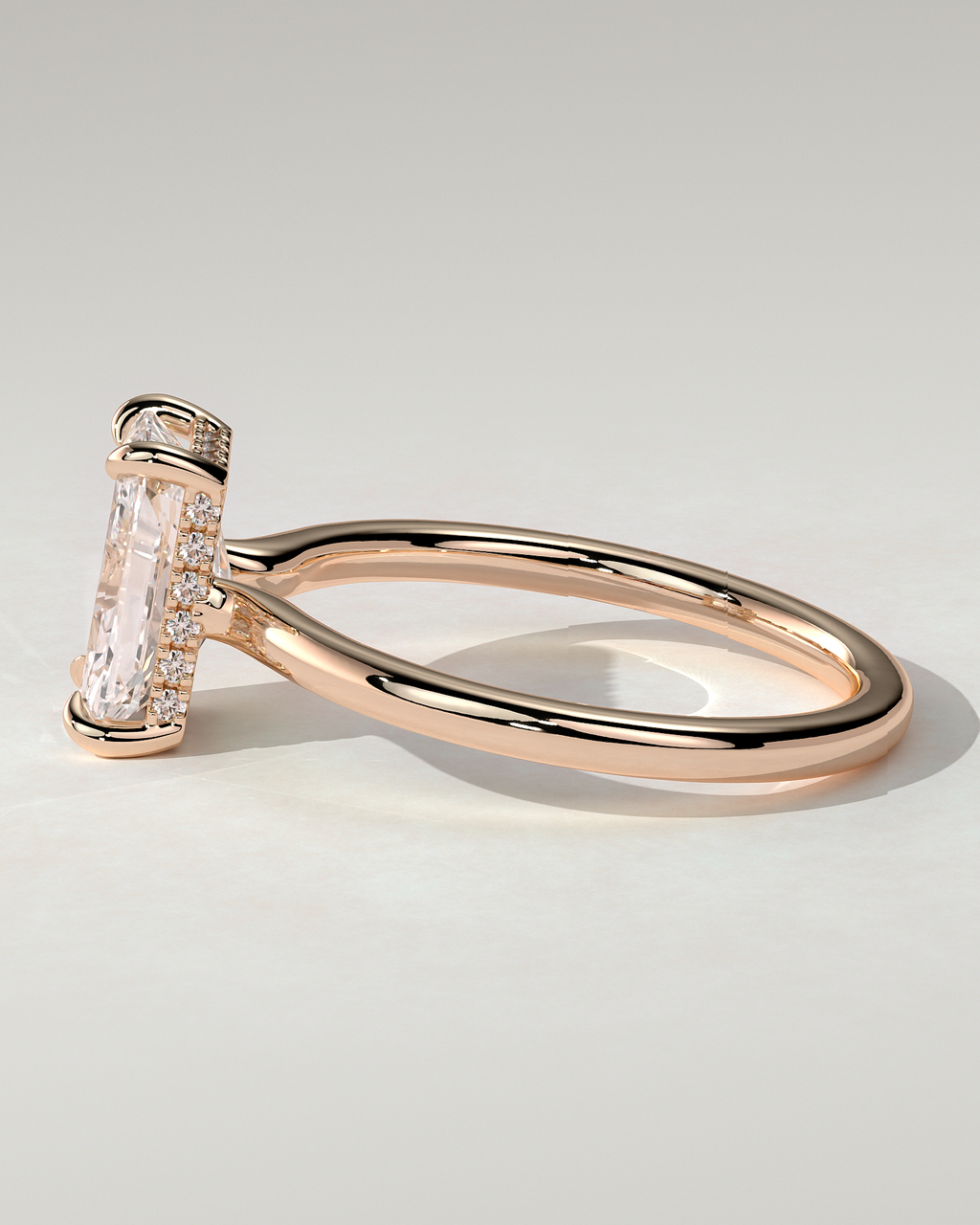 Adina Solitaire Radiant Ring