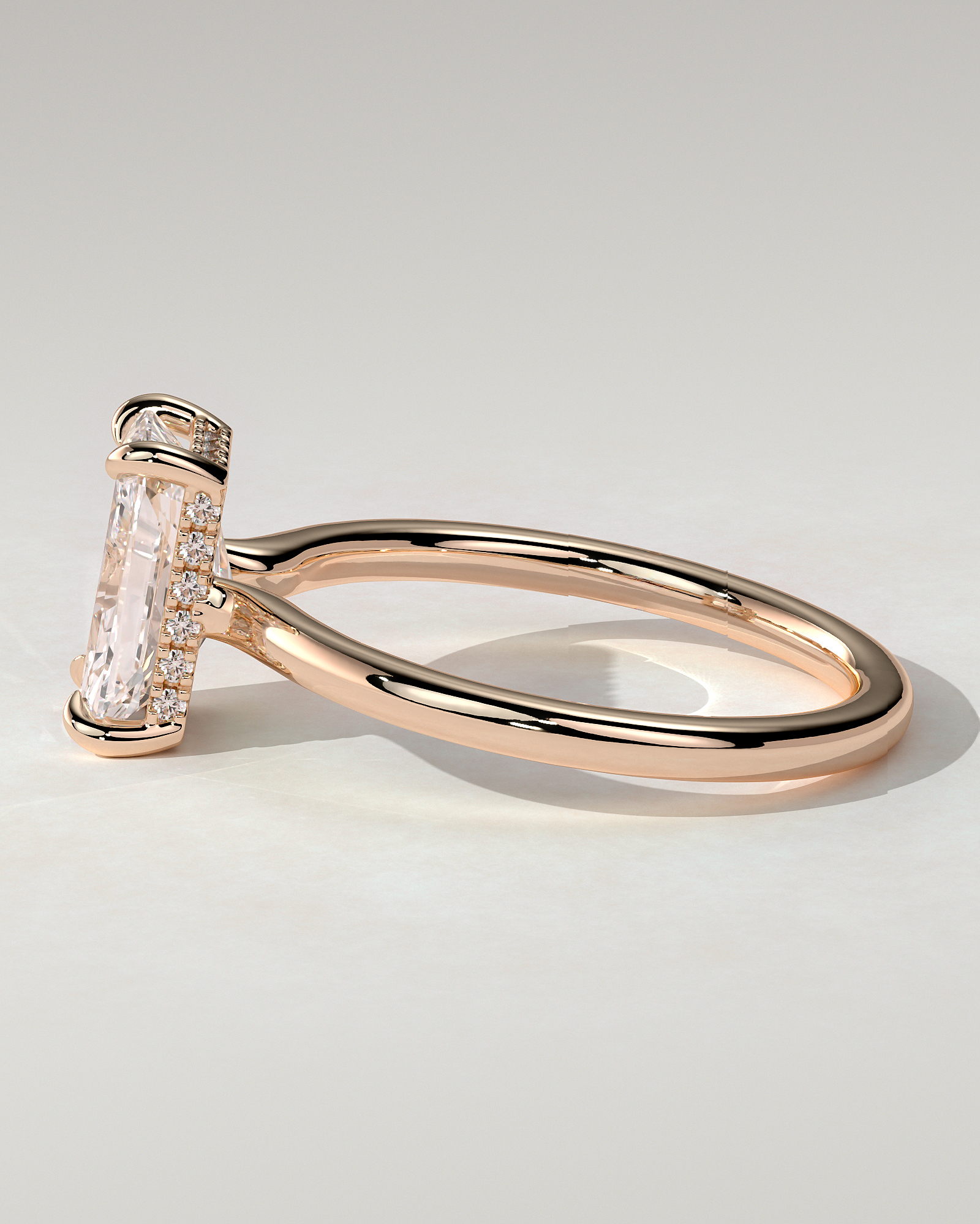 Adina Solitaire Radiant Ring