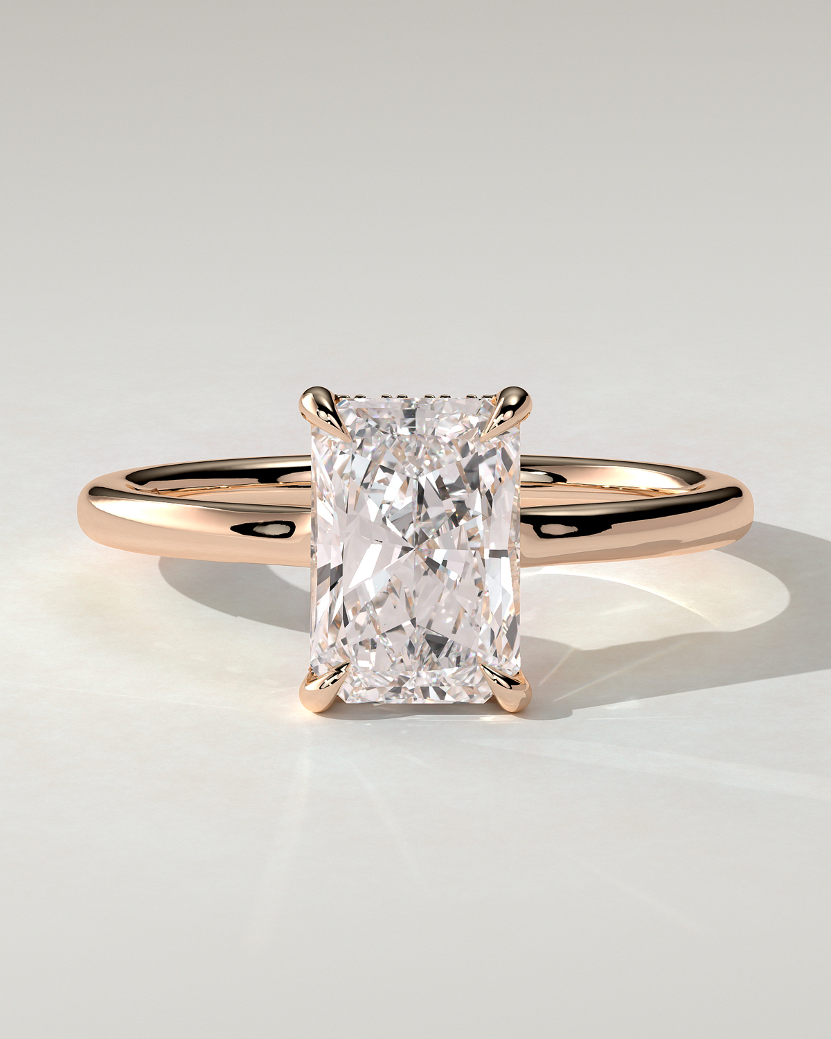 Adina Solitaire Radiant Ring