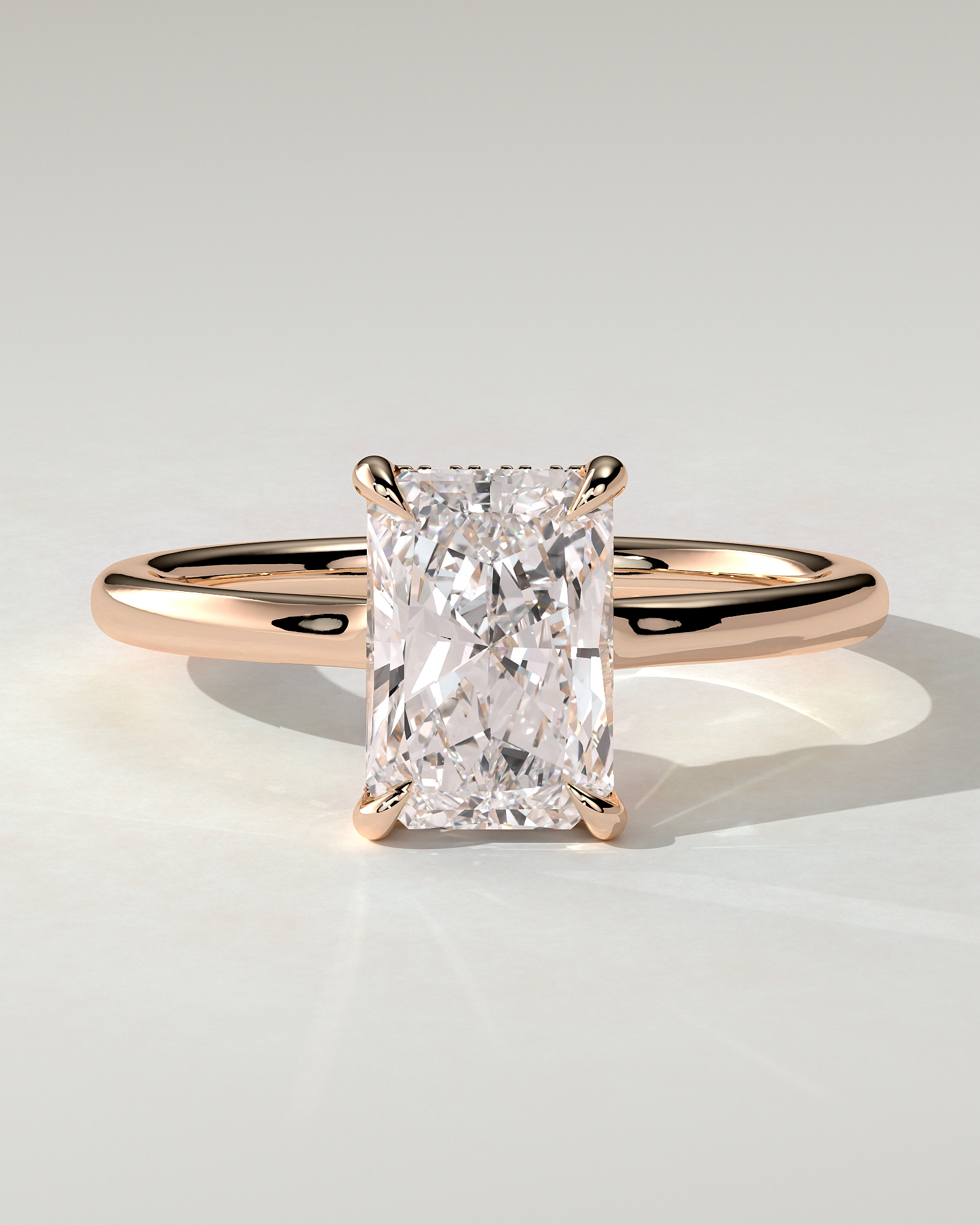 Adina Solitaire Radiant Ring