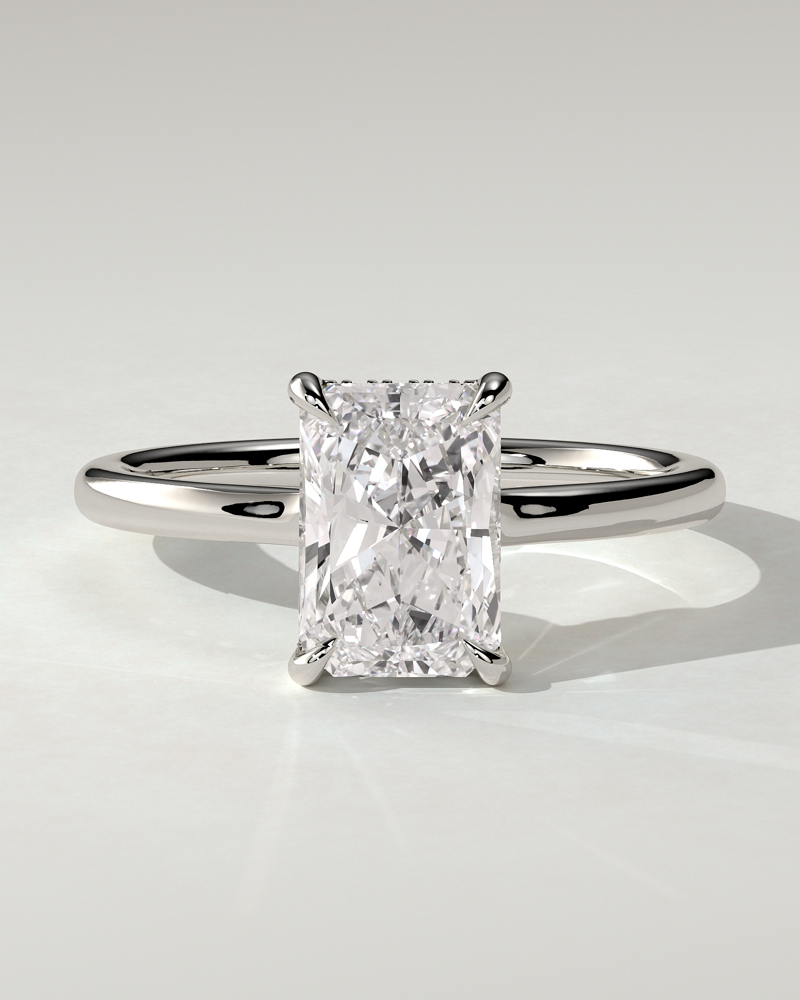 Adina Solitaire Radiant Ring