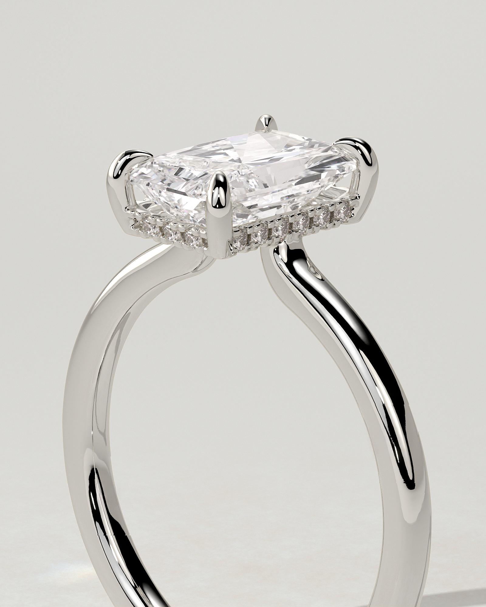 Adina Solitaire Radiant Ring