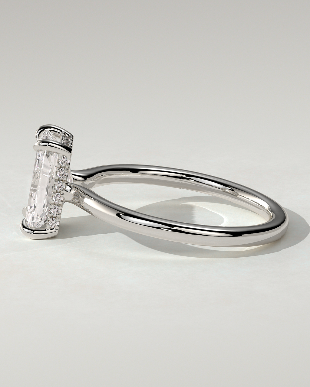 Adina Solitaire Radiant Ring