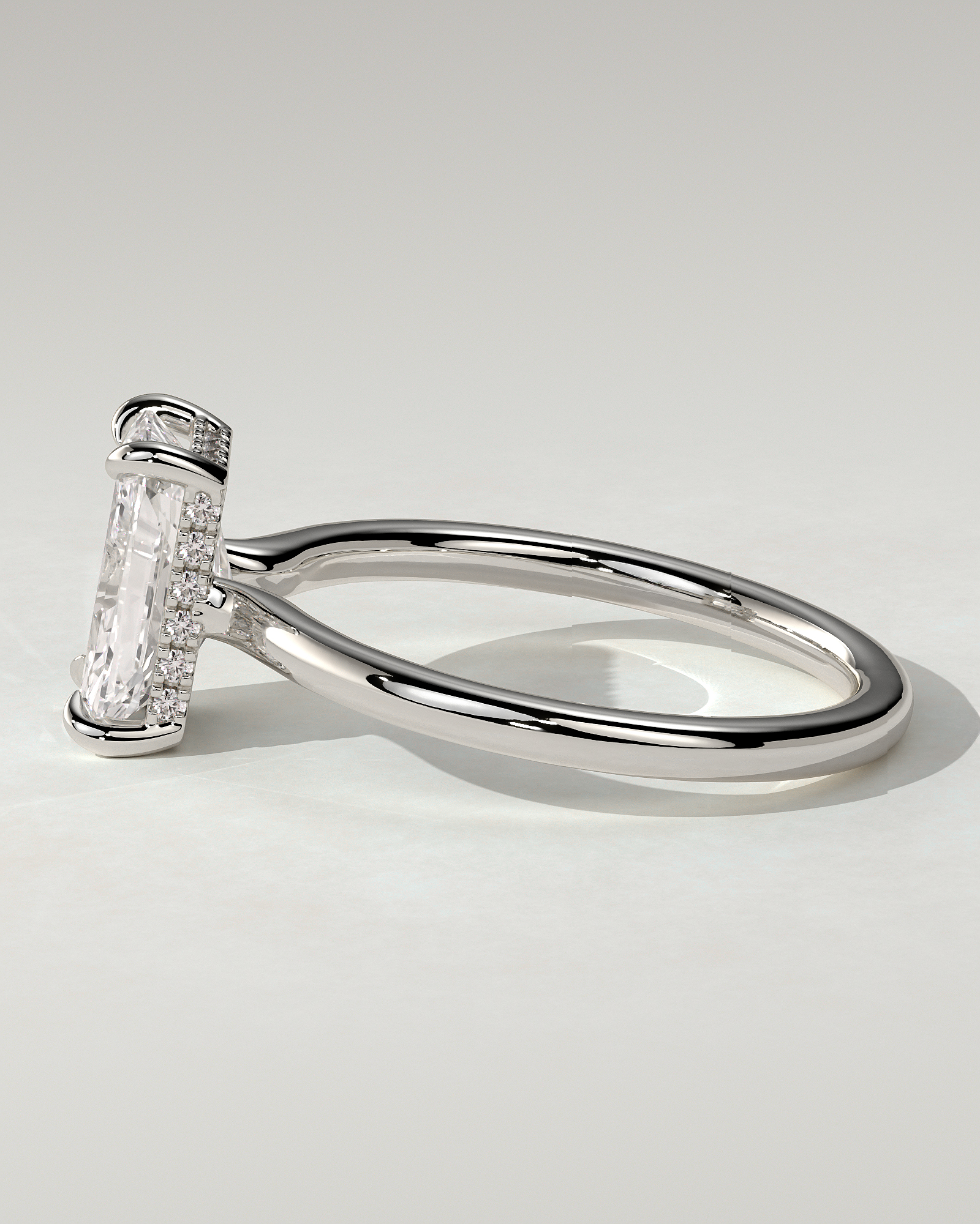 Adina Solitaire Radiant Ring