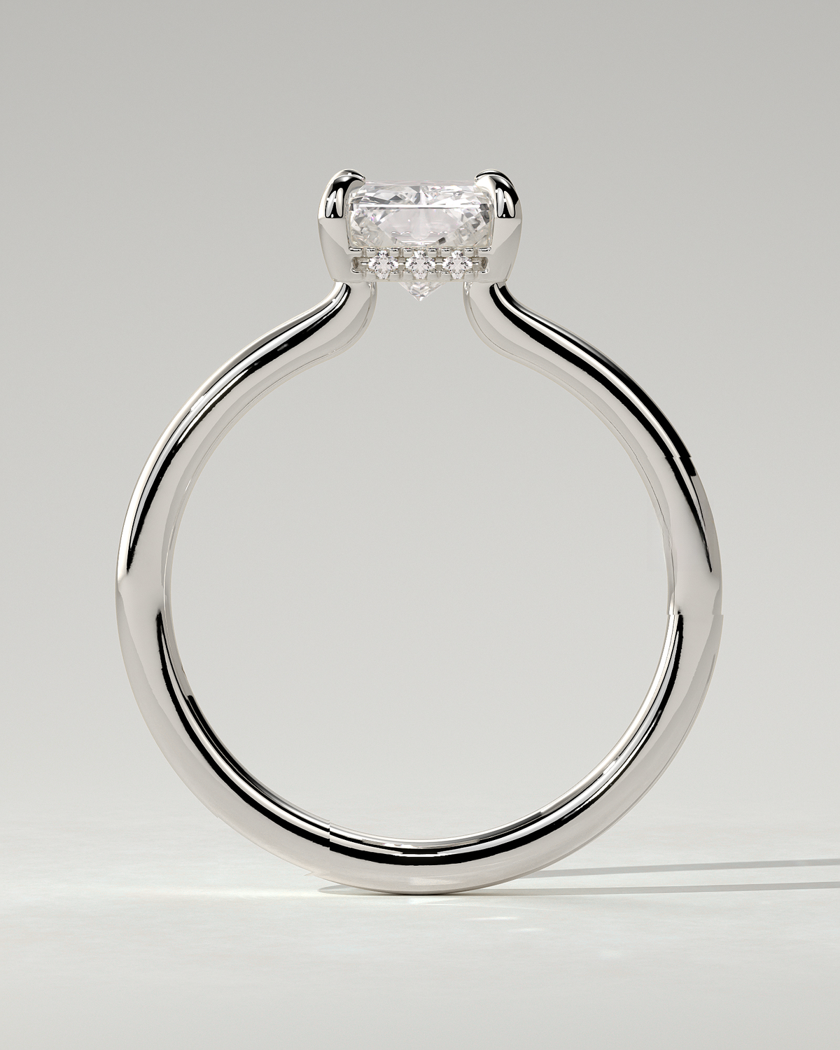 Adina Solitaire Radiant Ring