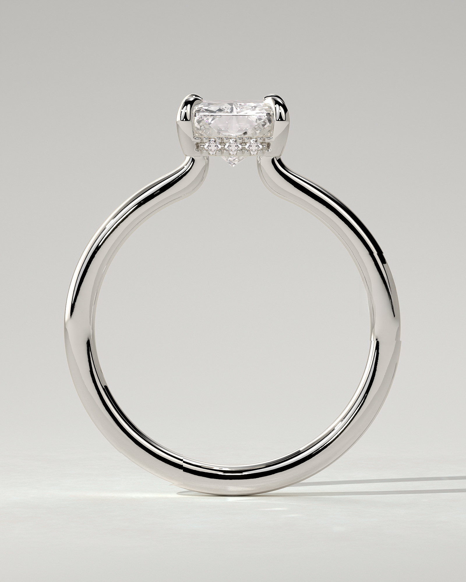 Adina Solitaire Radiant Ring