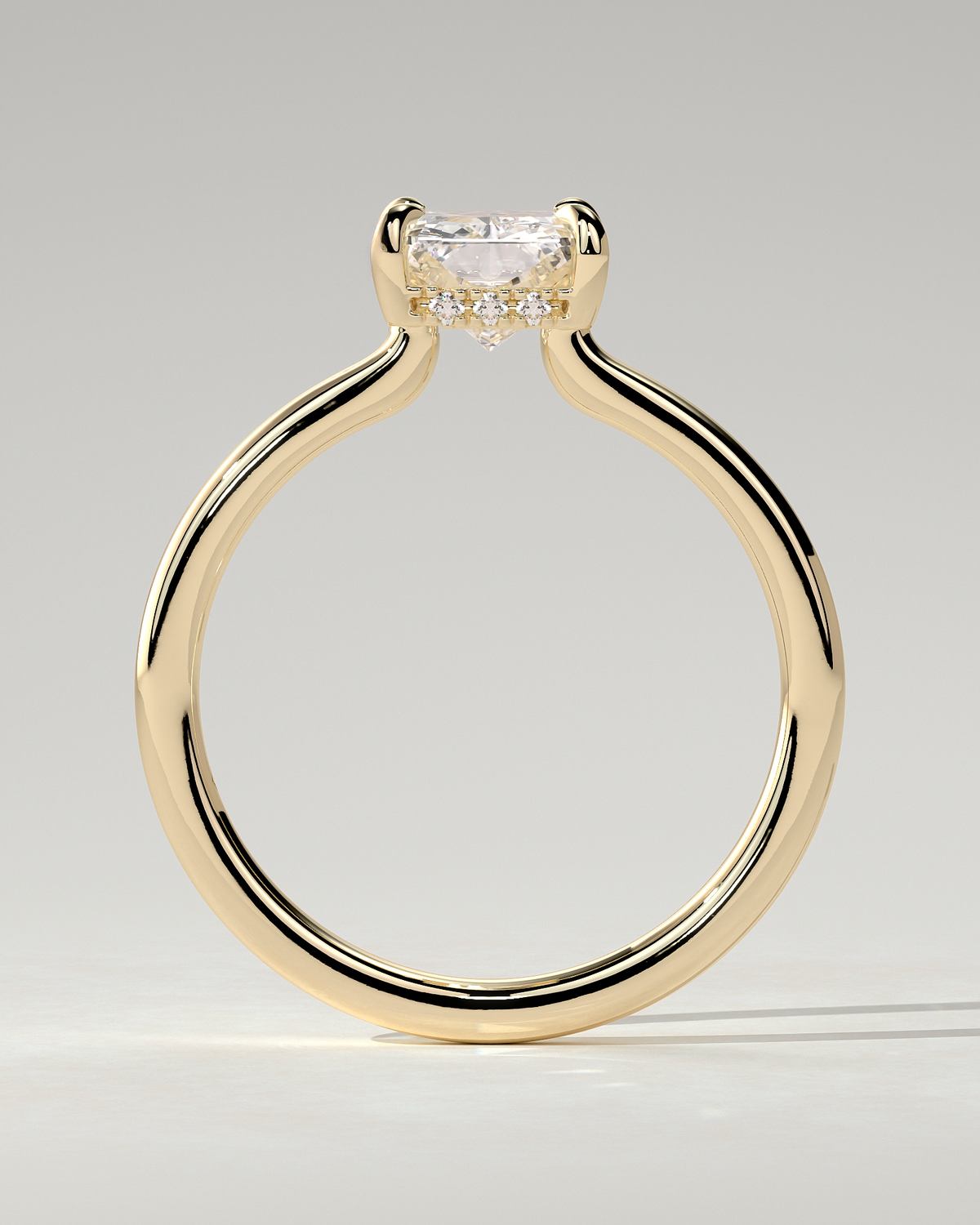 Adina Solitaire Radiant Ring