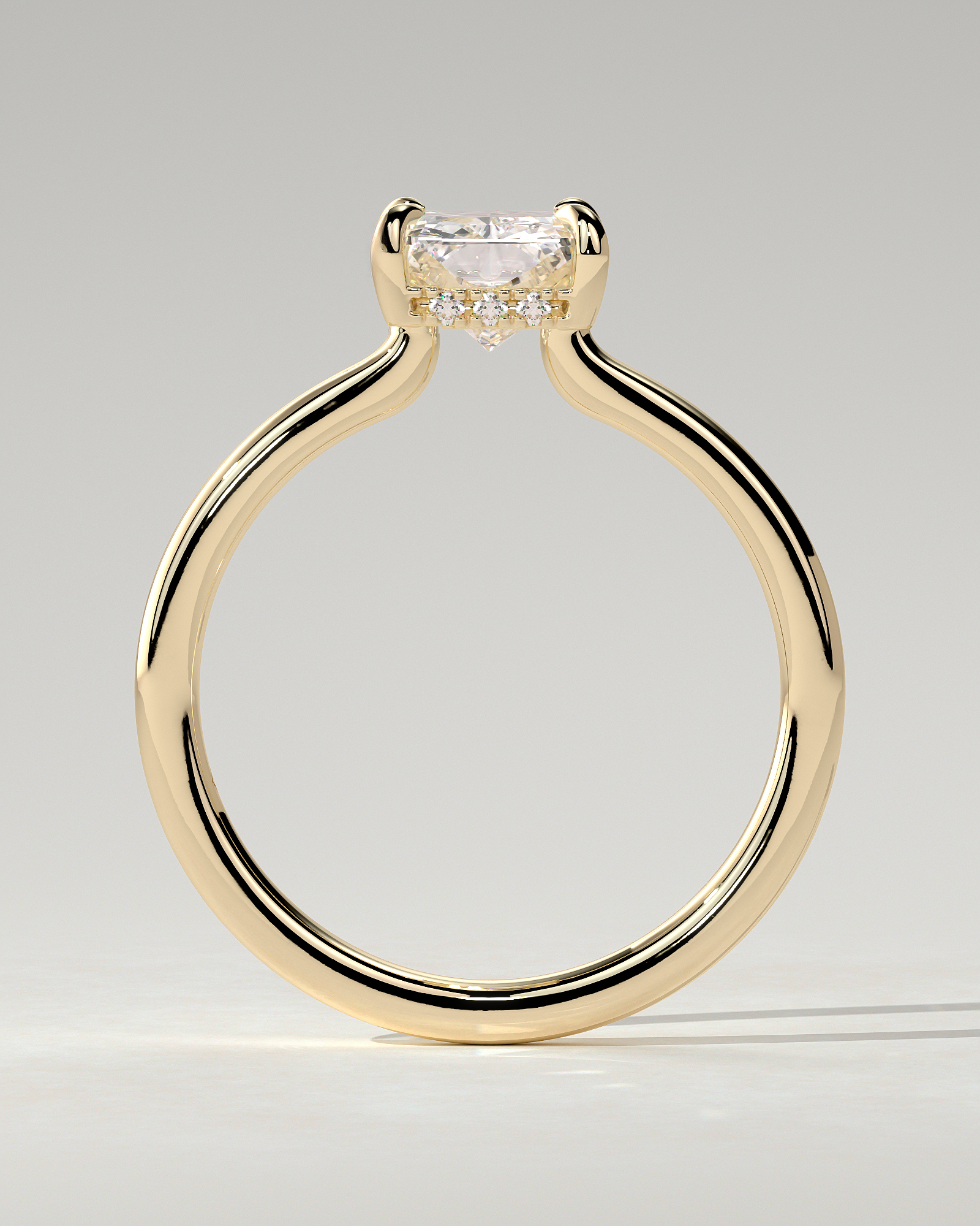 Adina Solitaire Radiant Ring