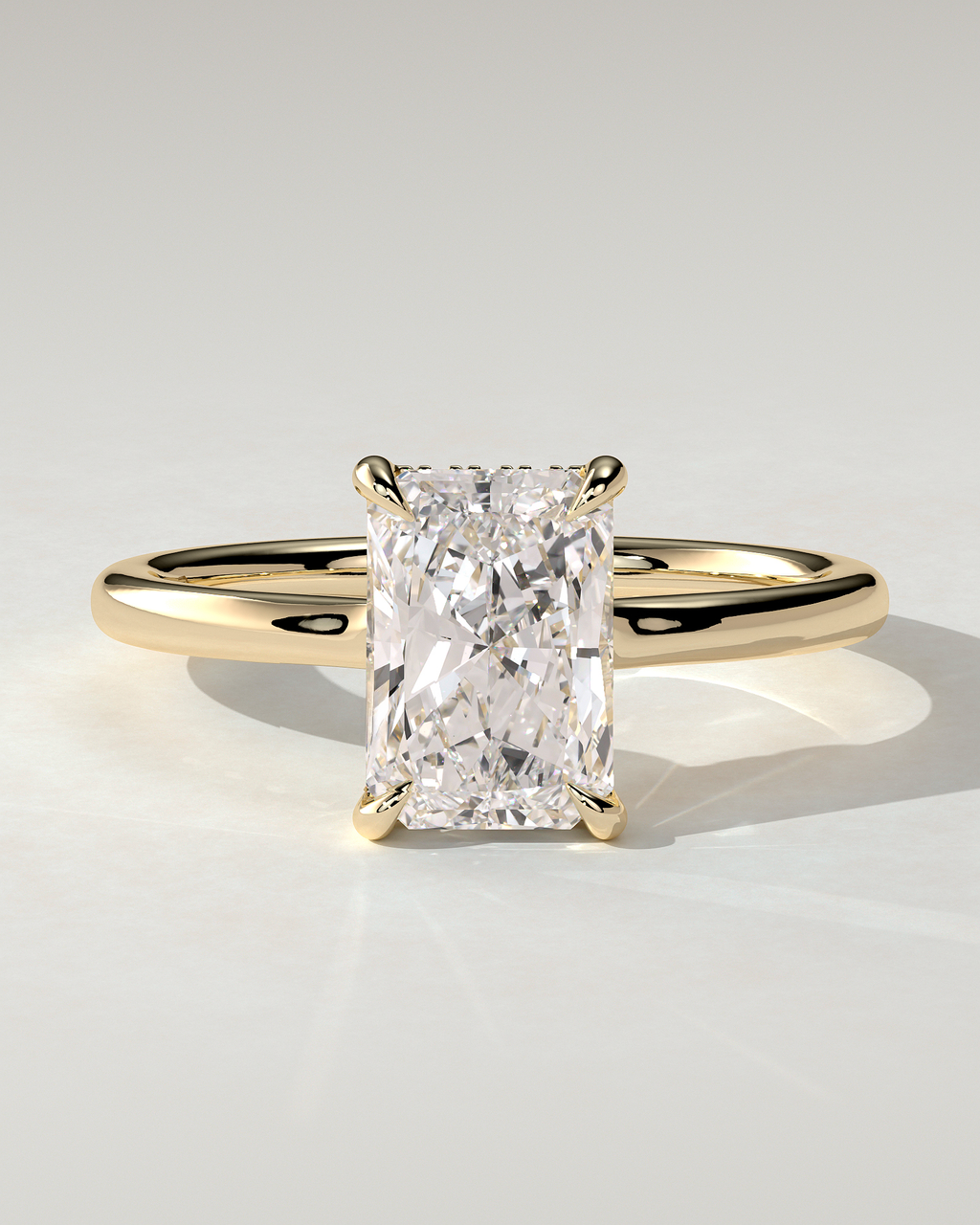 Adina Solitaire Radiant Ring
