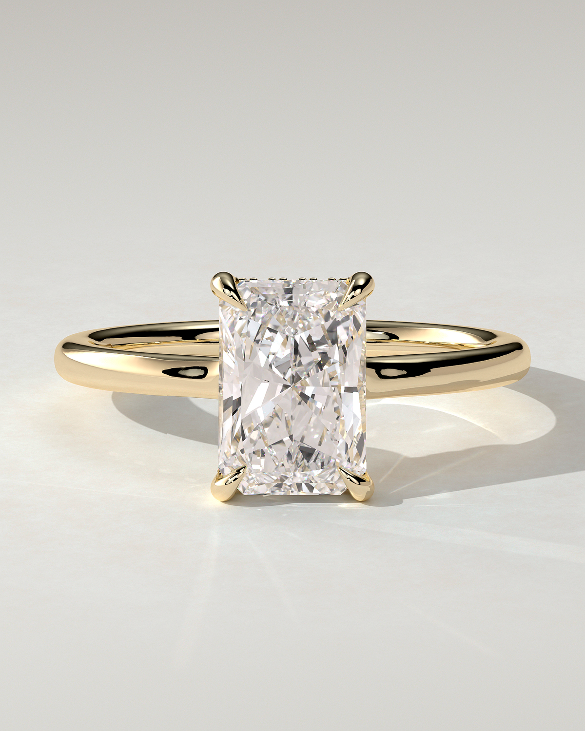 Adina Solitaire Radiant Ring