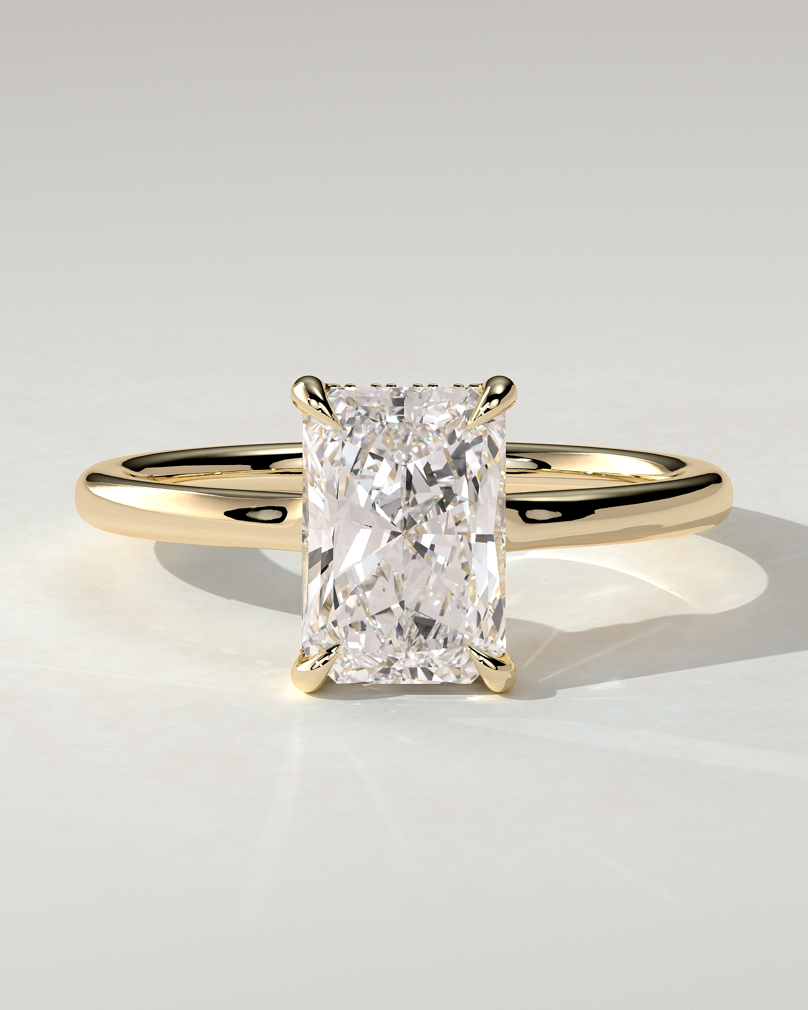 Adina Solitaire Radiant Ring