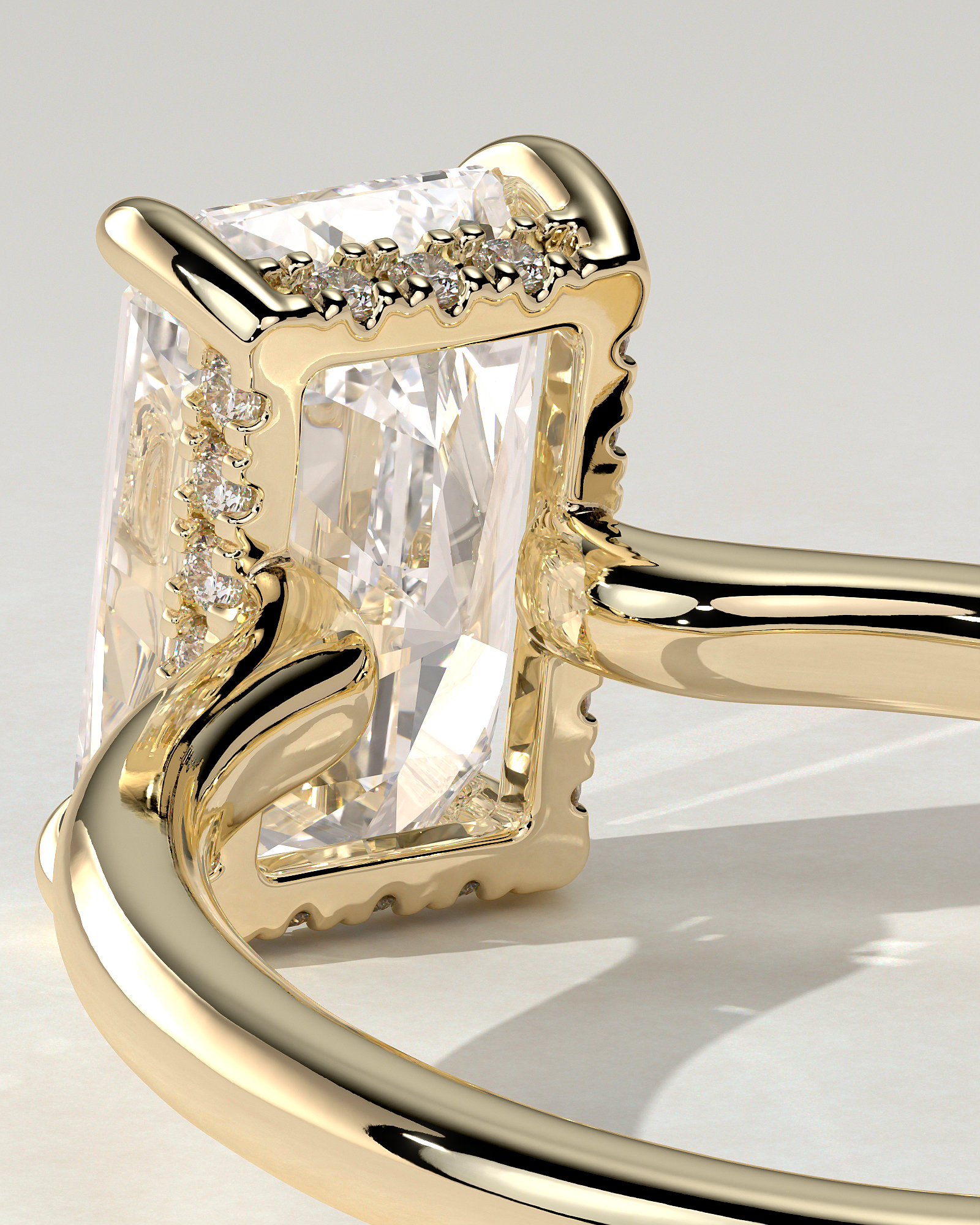 Adina Solitaire Radiant Ring