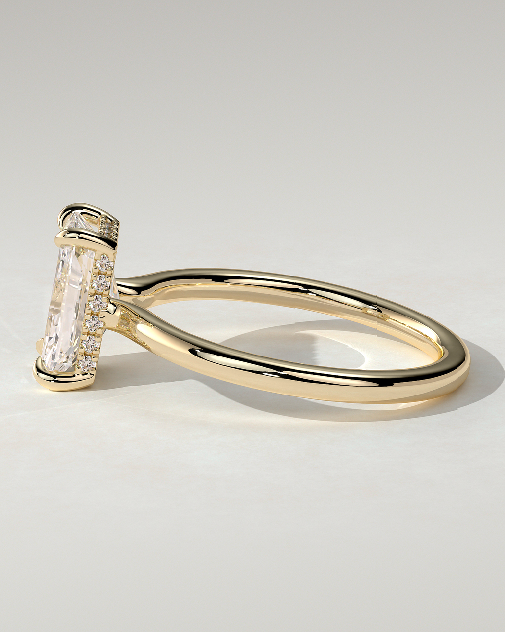 Adina Solitaire Radiant Ring