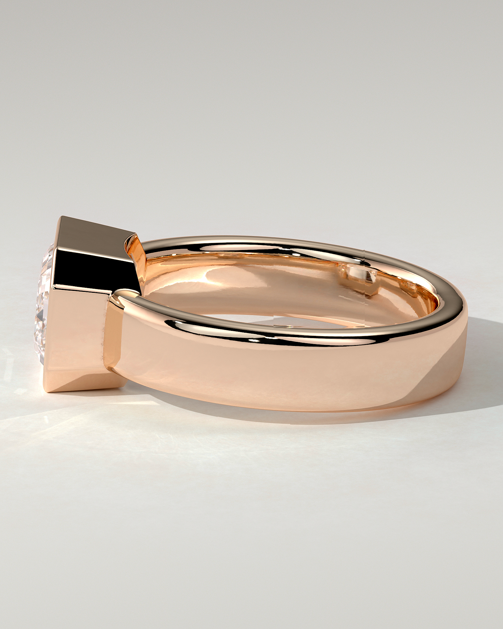 Adrian Bezel Emerald Ring