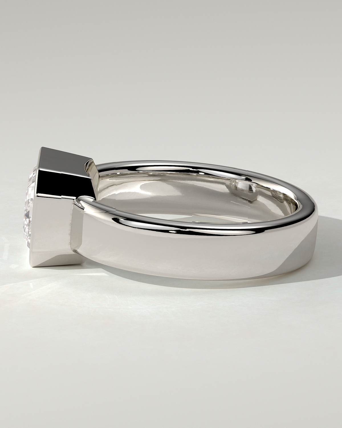 Adrian Bezel Emerald Ring