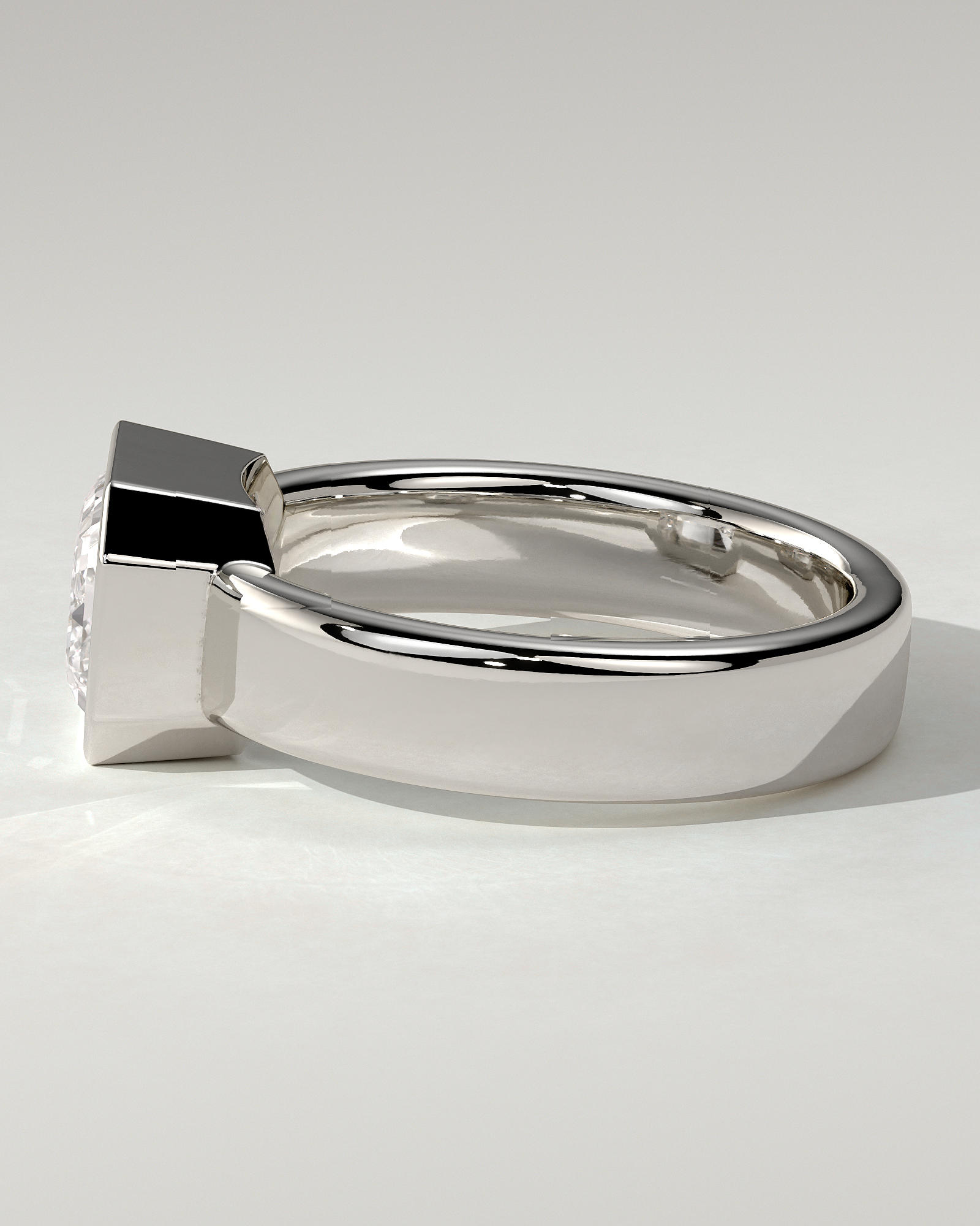 Adrian Bezel Emerald Ring