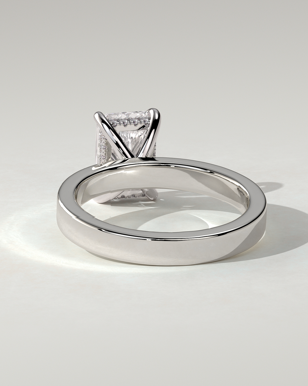 Aida Solitaire Radiant Ring