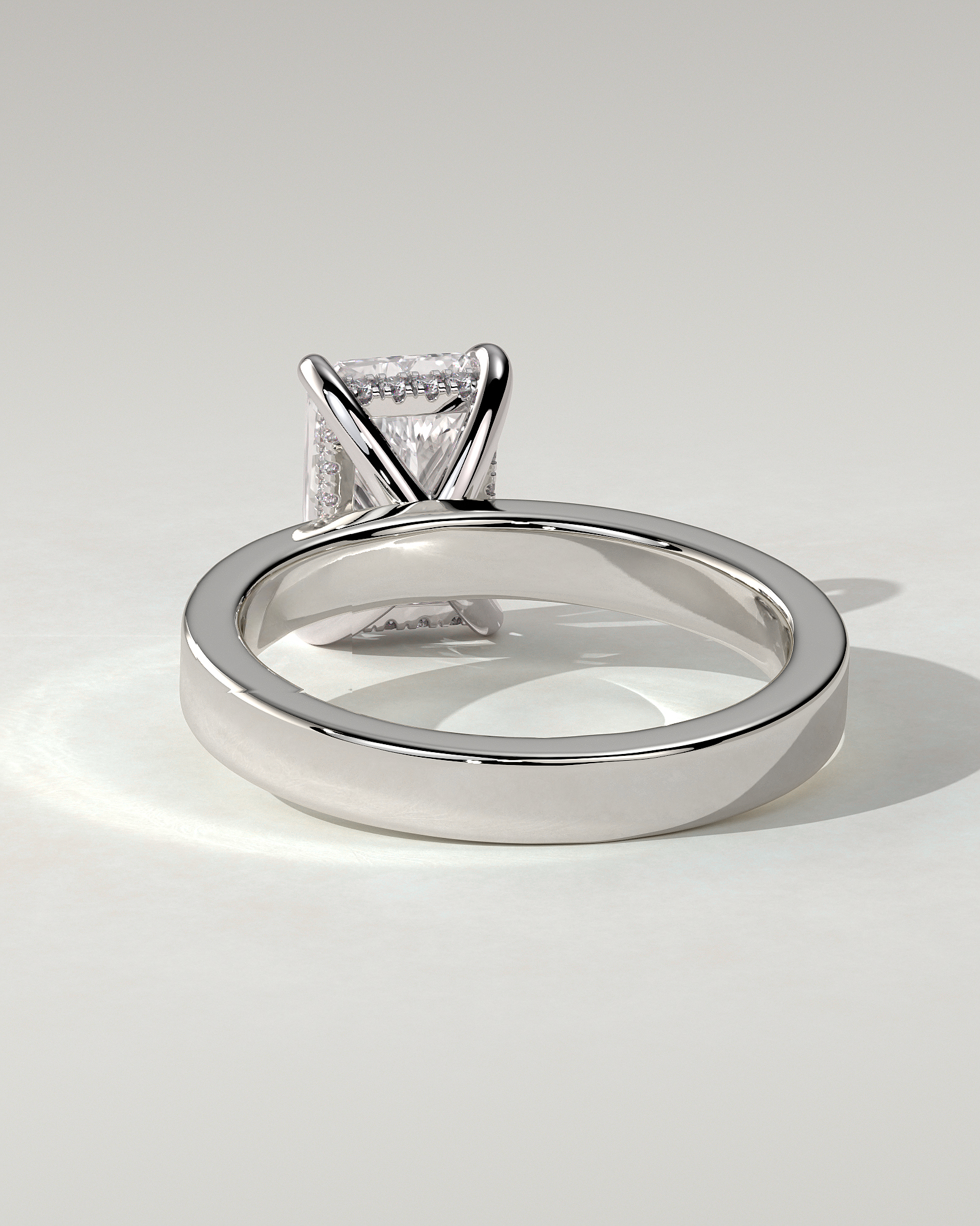 Aida Solitaire Radiant Ring