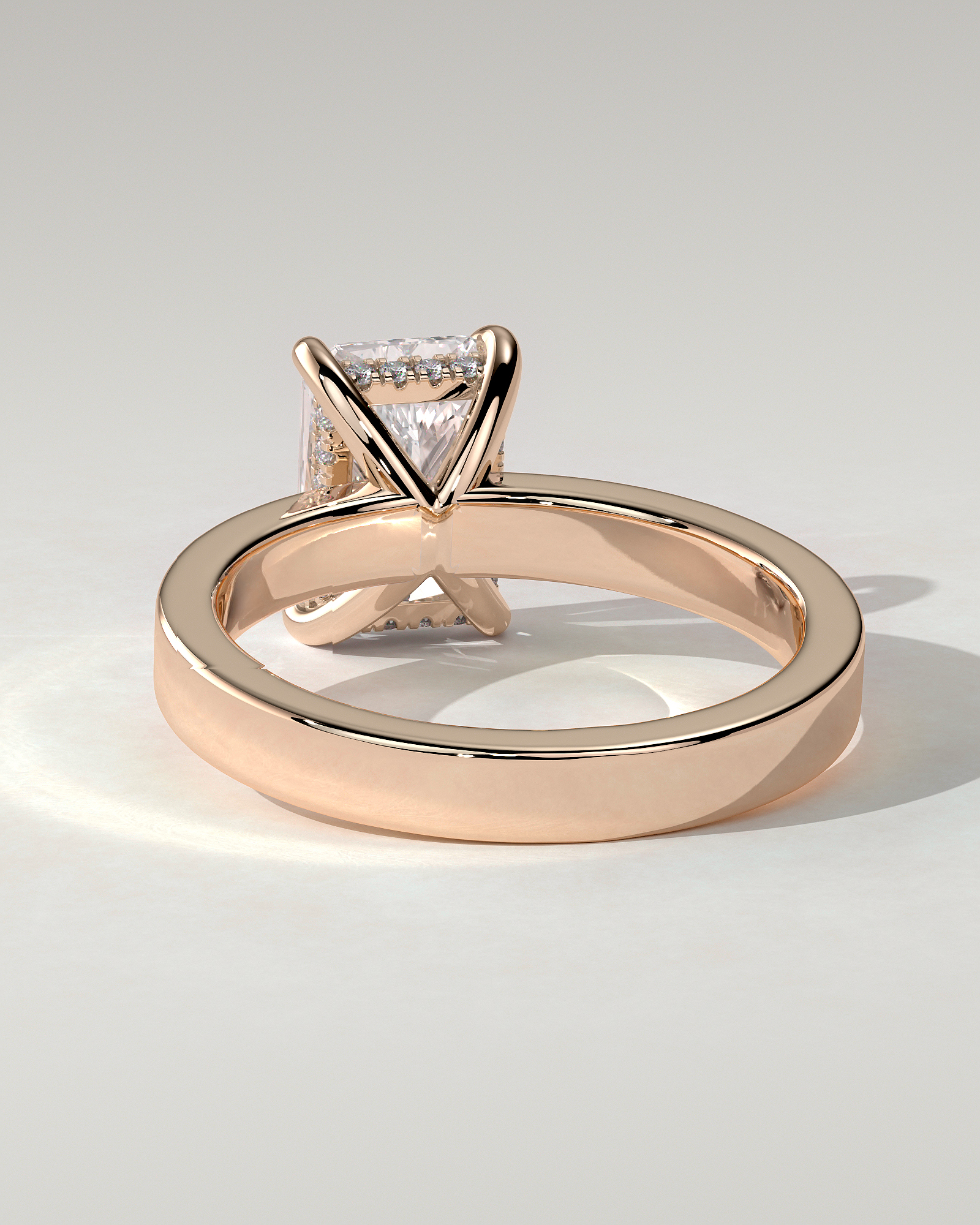 Aida Solitaire Radiant Ring