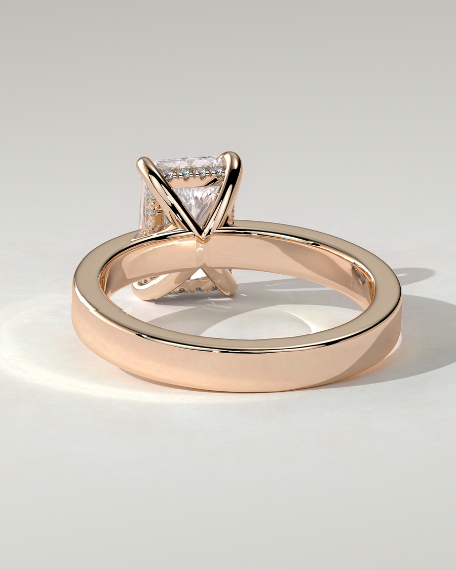 Aida Solitaire Radiant Ring