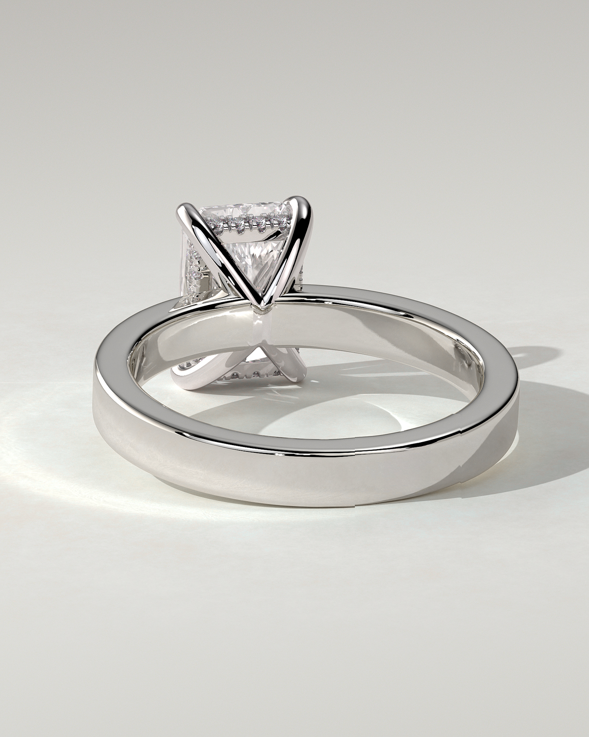 Aida Solitaire Radiant Ring