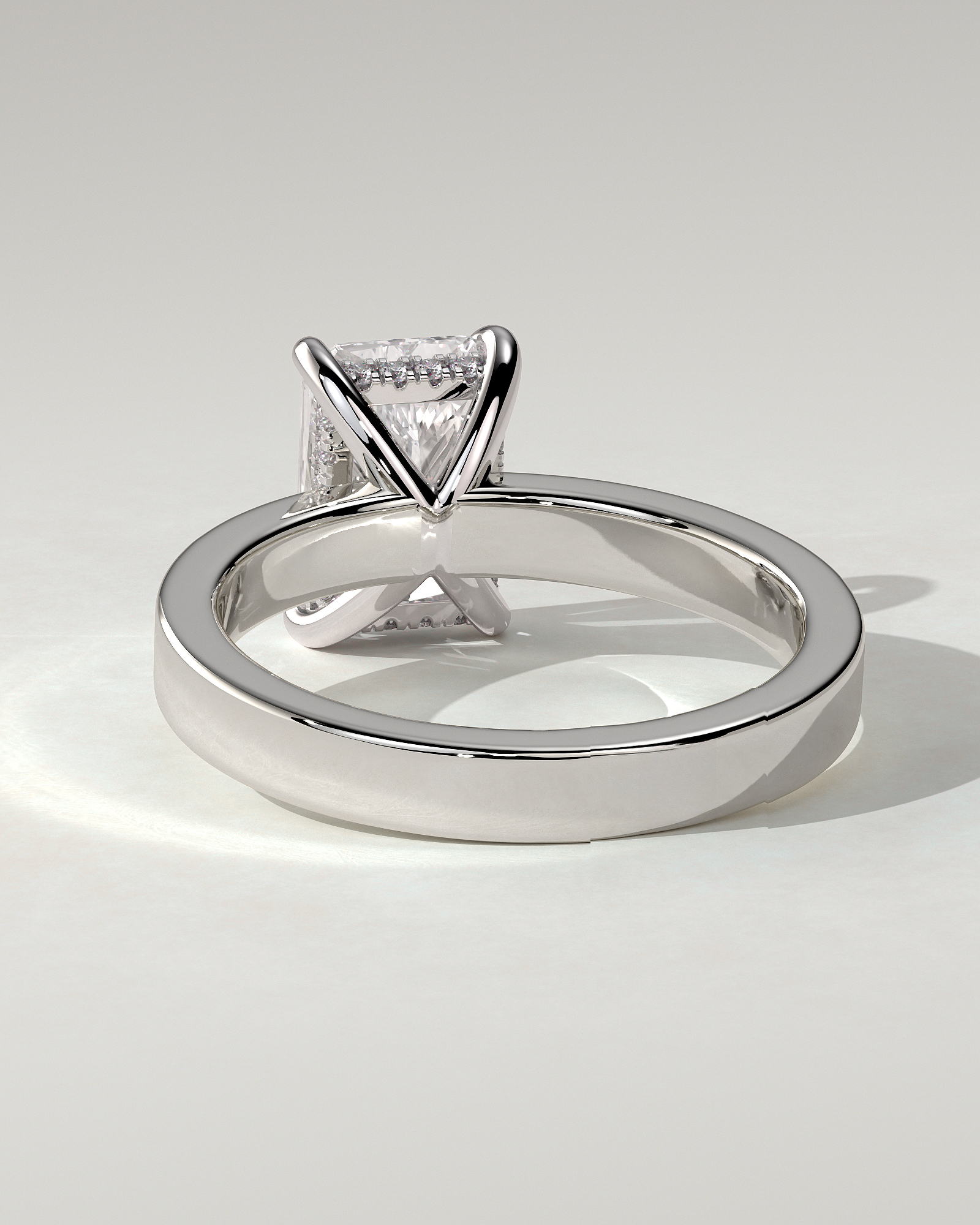 Aida Solitaire Radiant Ring