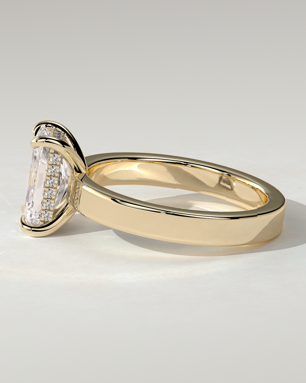 Aida Solitaire Radiant Ring