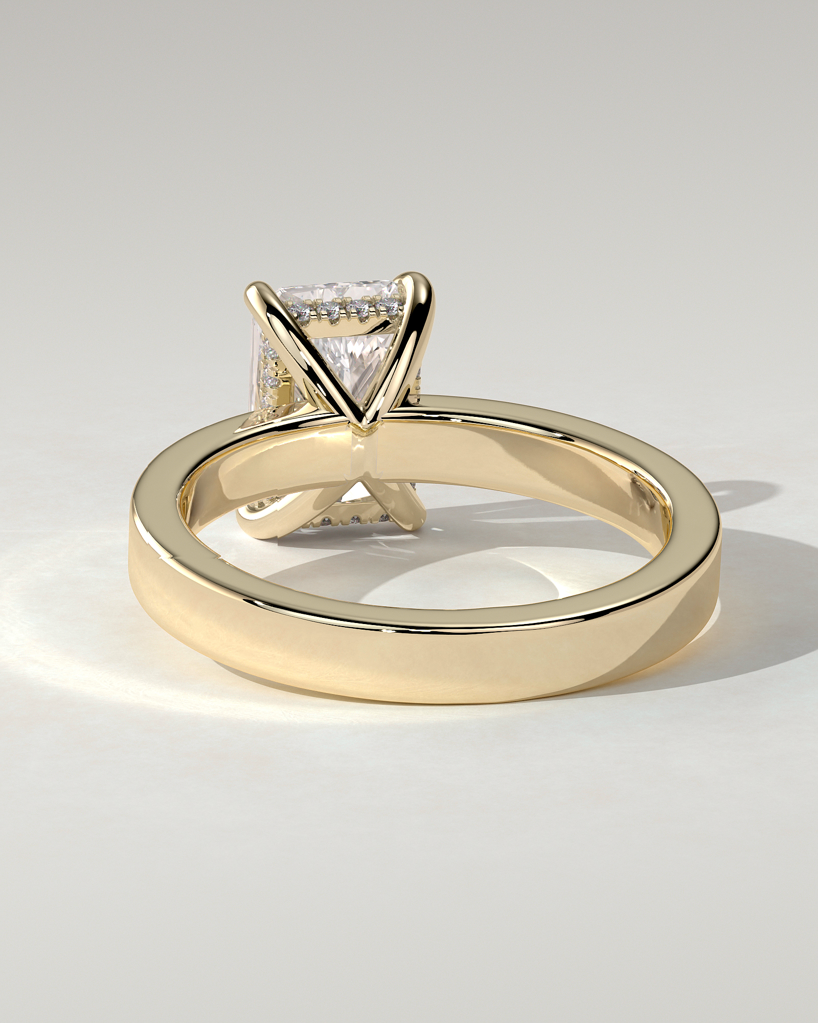 Aida Solitaire Radiant Ring