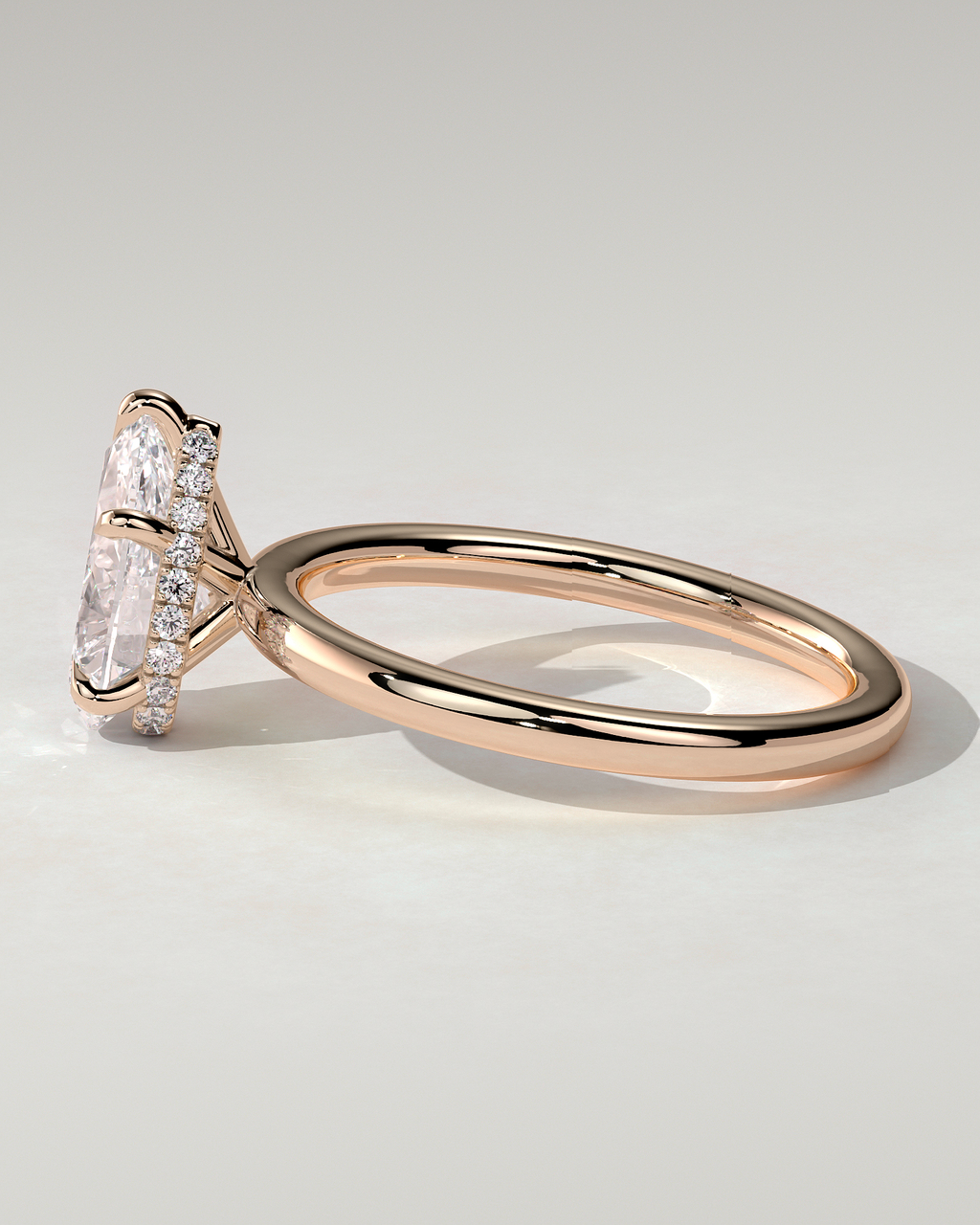Ainsley Solitaire Pear Ring