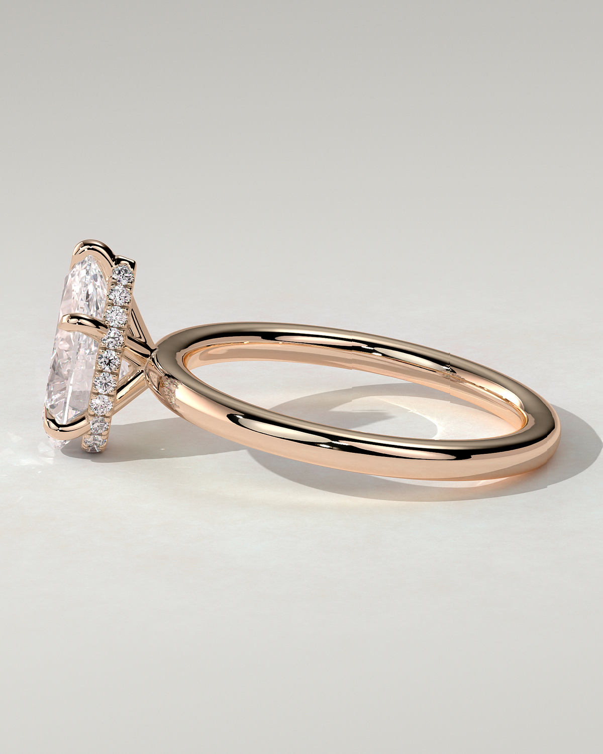 Ainsley Solitaire Pear Ring