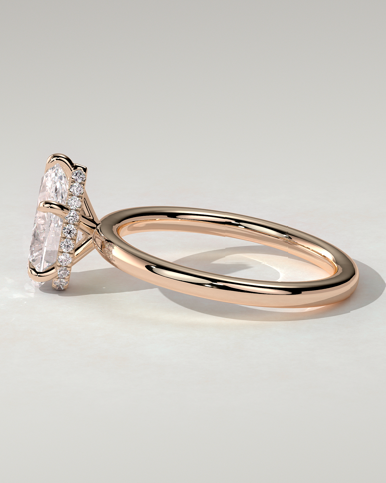 Ainsley Solitaire Pear Ring