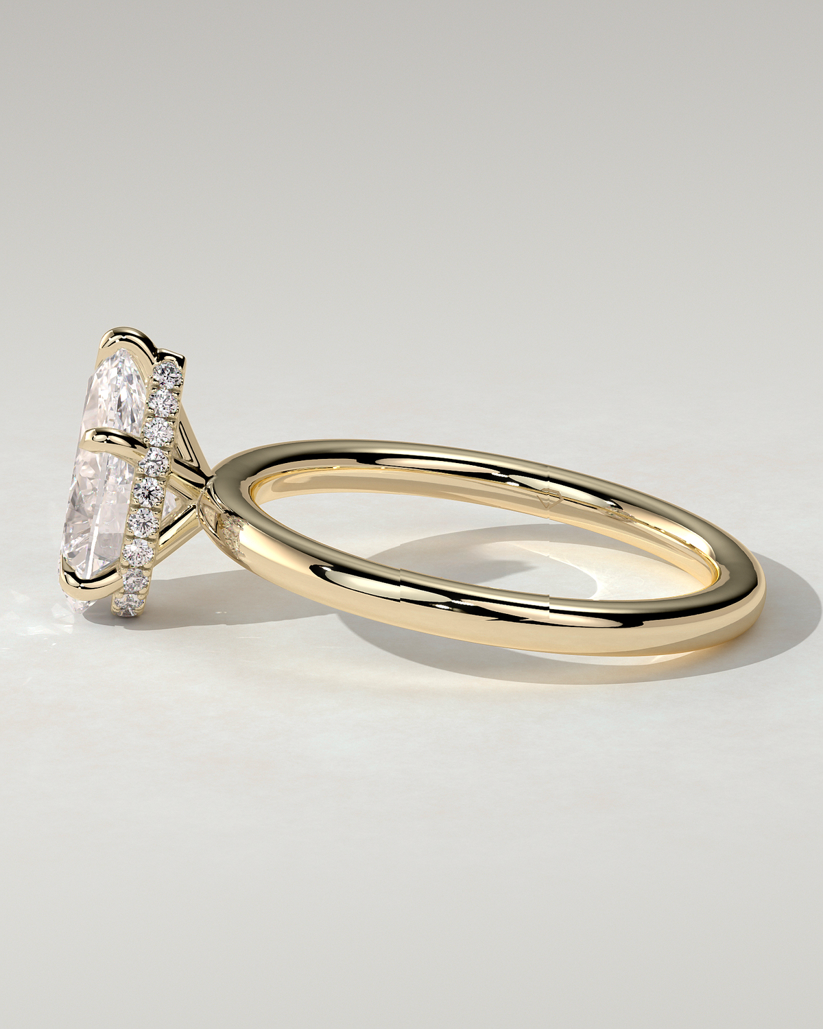 Ainsley Solitaire Pear Ring