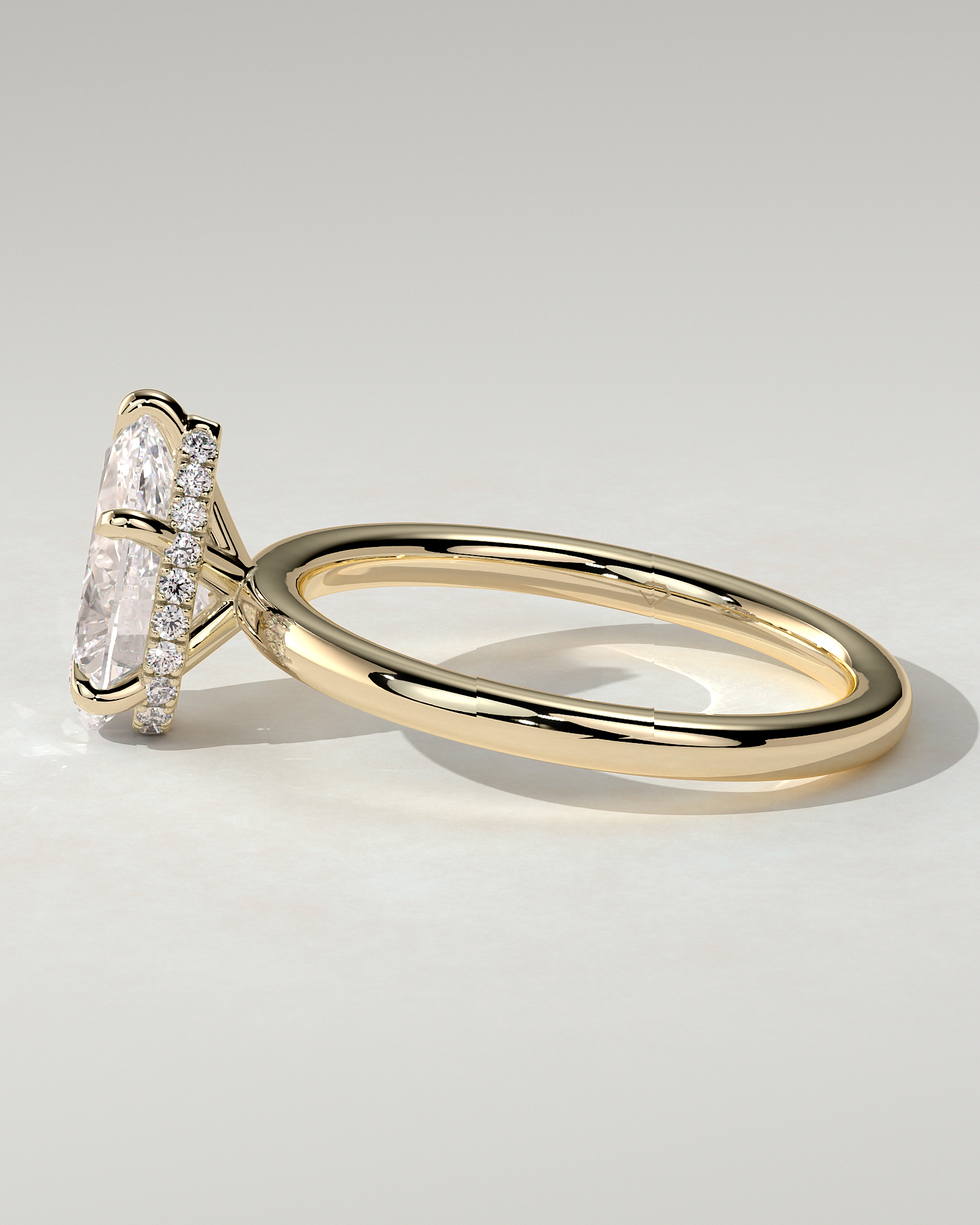 Ainsley Solitaire Pear Ring