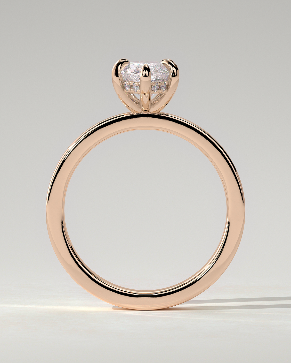 Aisha Solitaire Marquise Ring