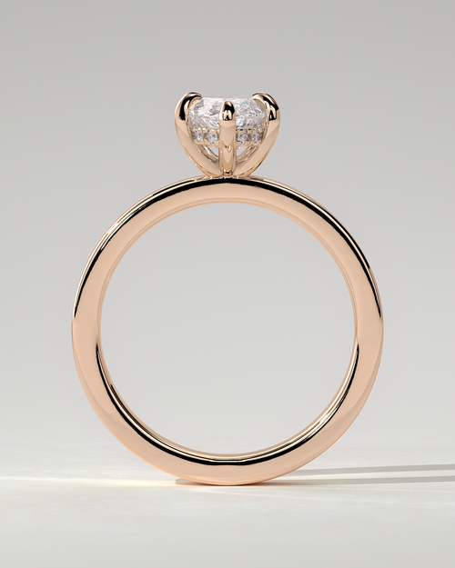 Aisha Solitaire Marquise Ring