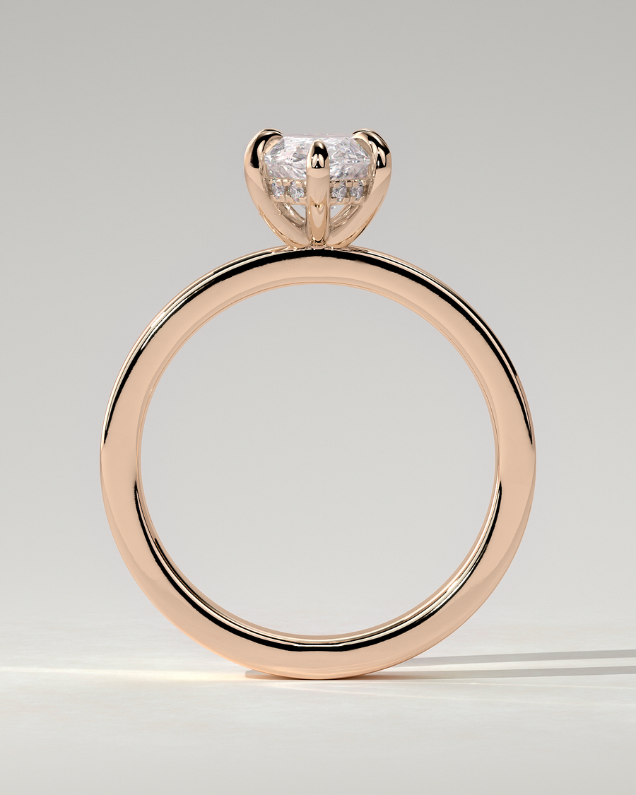 Aisha Solitaire Marquise Ring