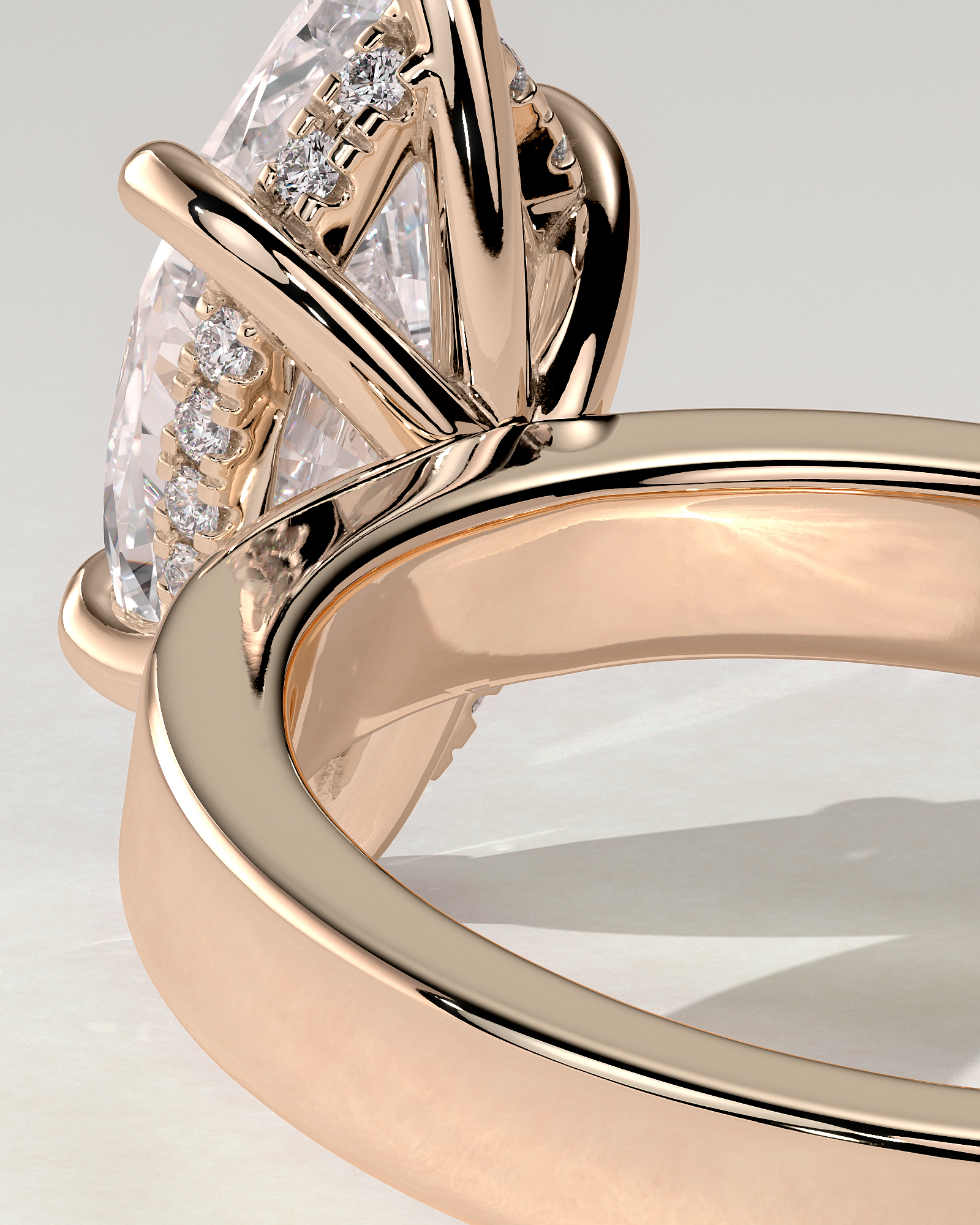 Aisha Solitaire Marquise Ring