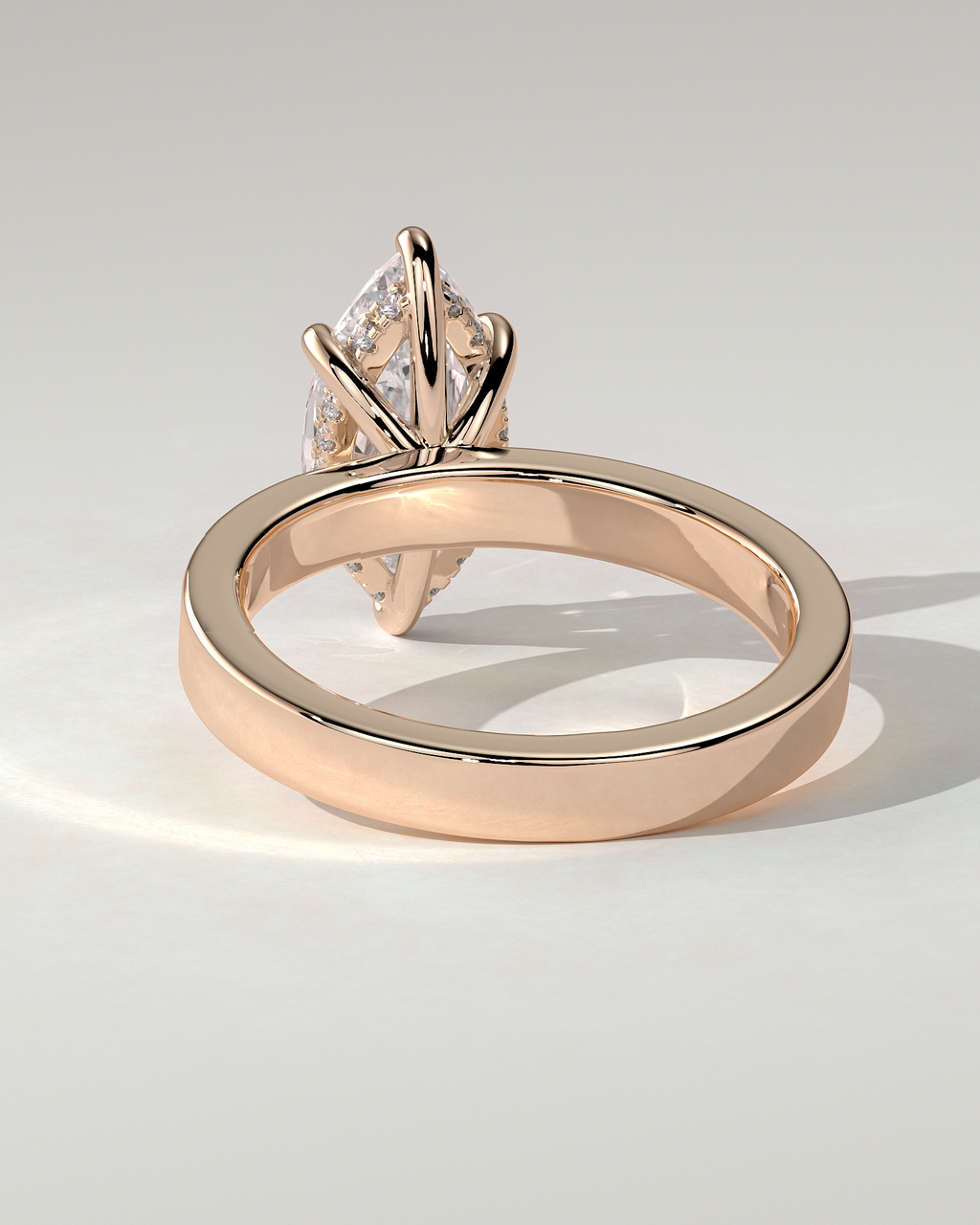 Aisha Solitaire Marquise Ring