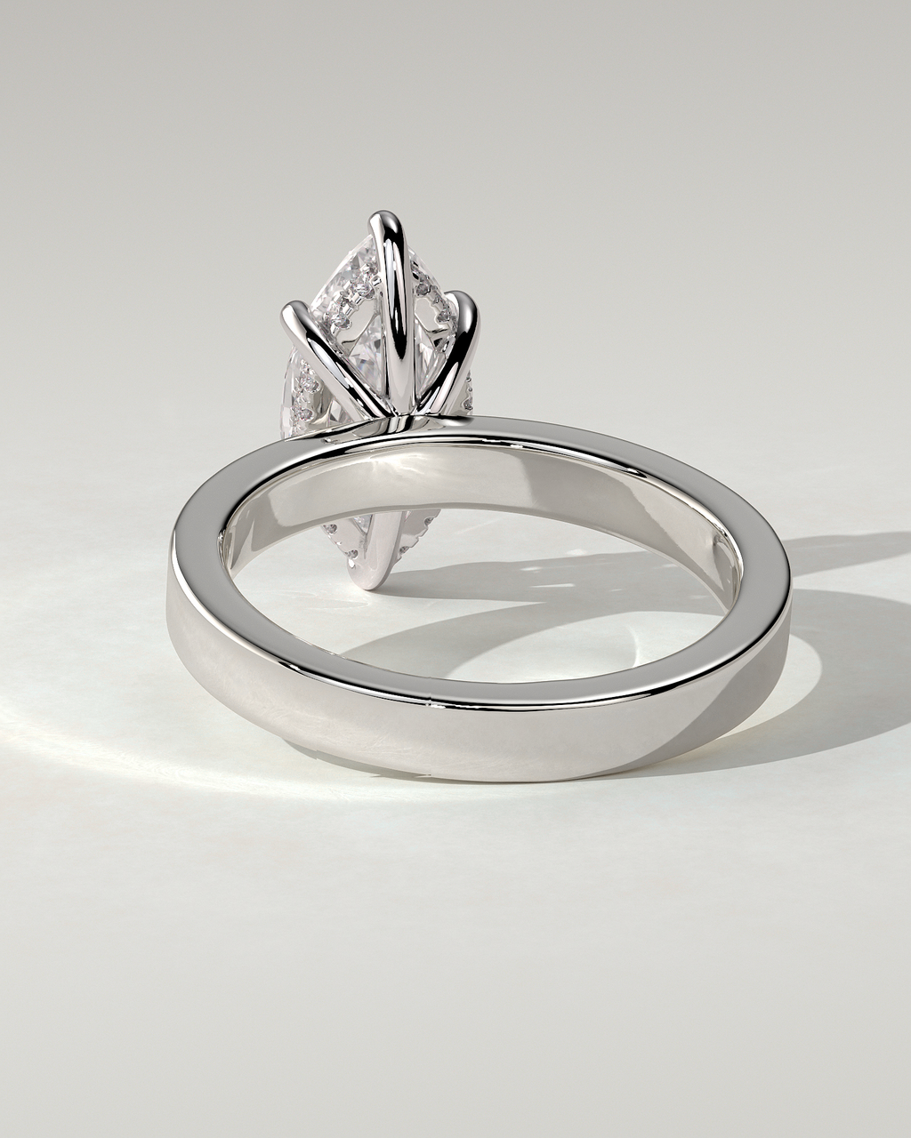 Aisha Solitaire Marquise Ring