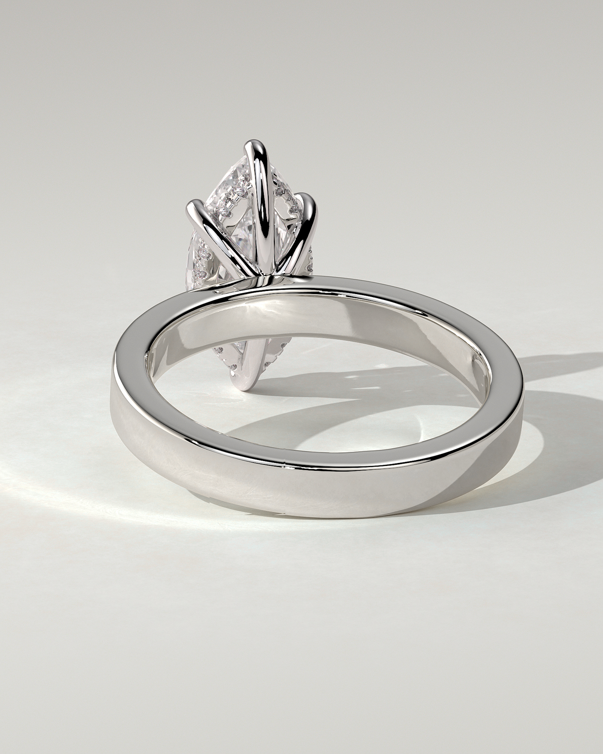 Aisha Solitaire Marquise Ring