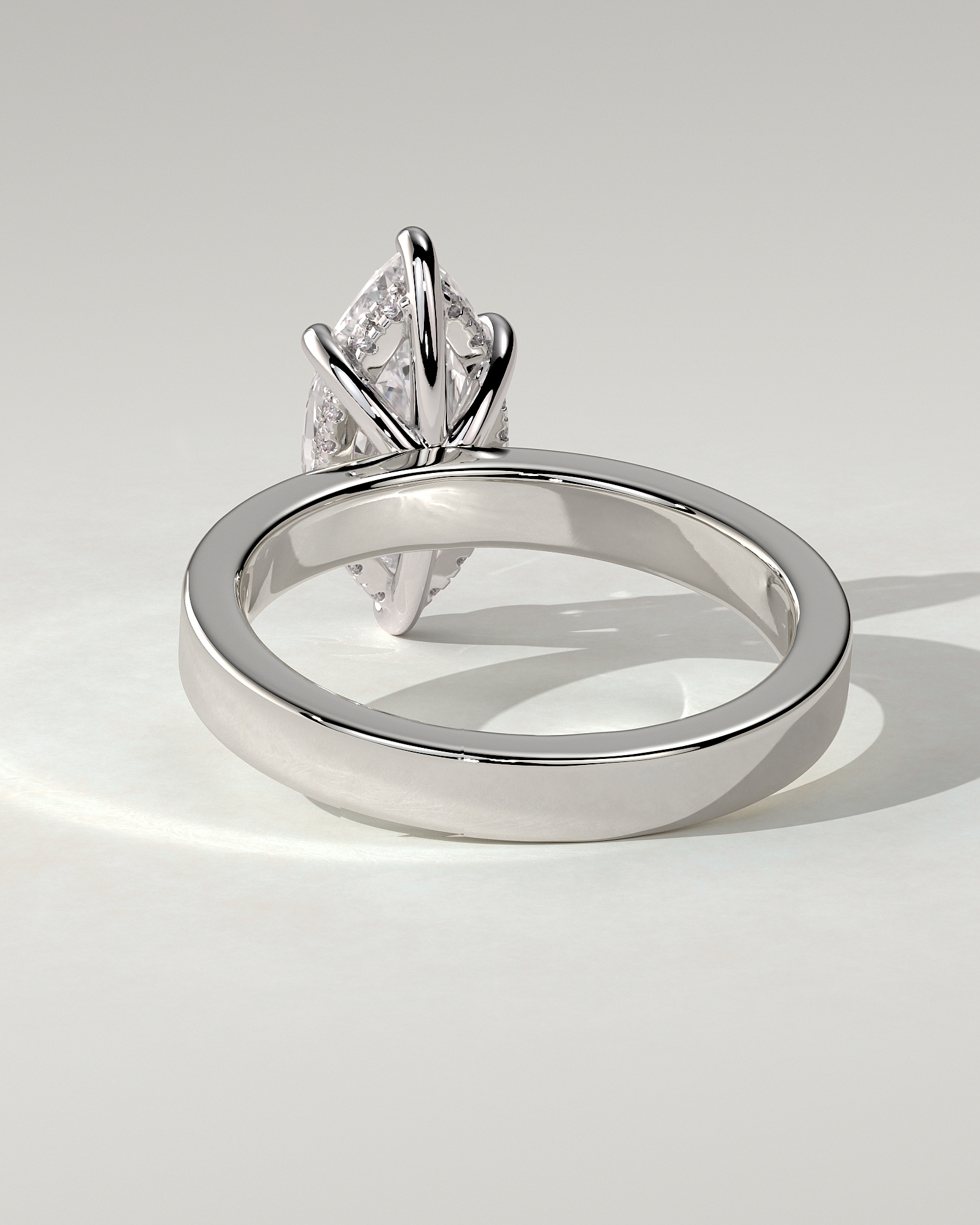 Aisha Solitaire Marquise Ring