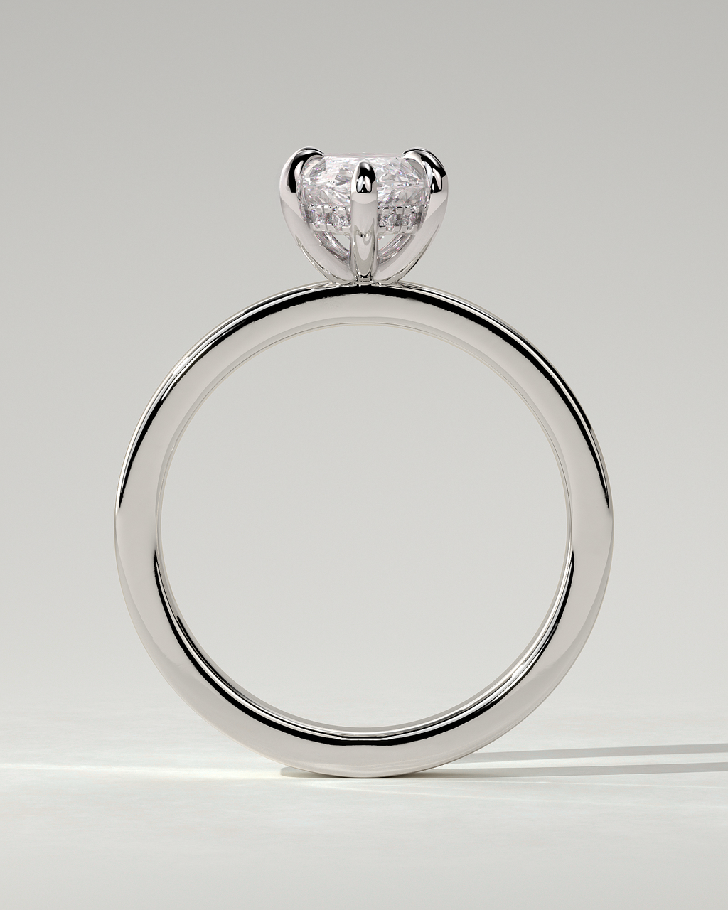 Aisha Solitaire Marquise Ring