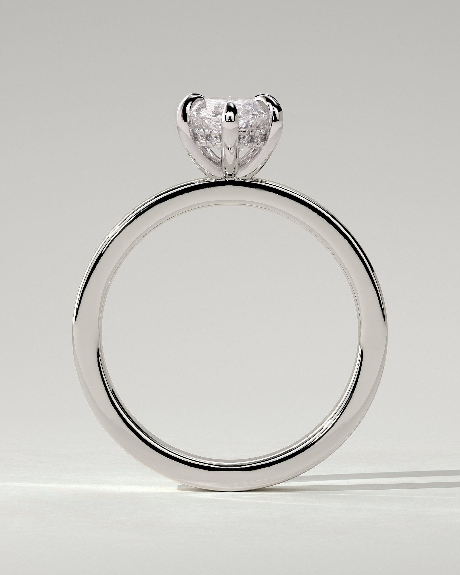 Aisha Solitaire Marquise Ring